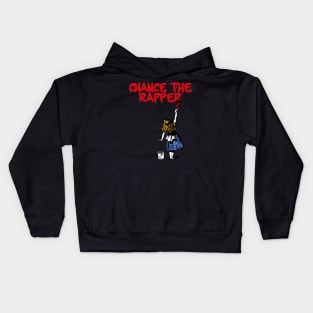 chance the ripper and red girl Kids Hoodie